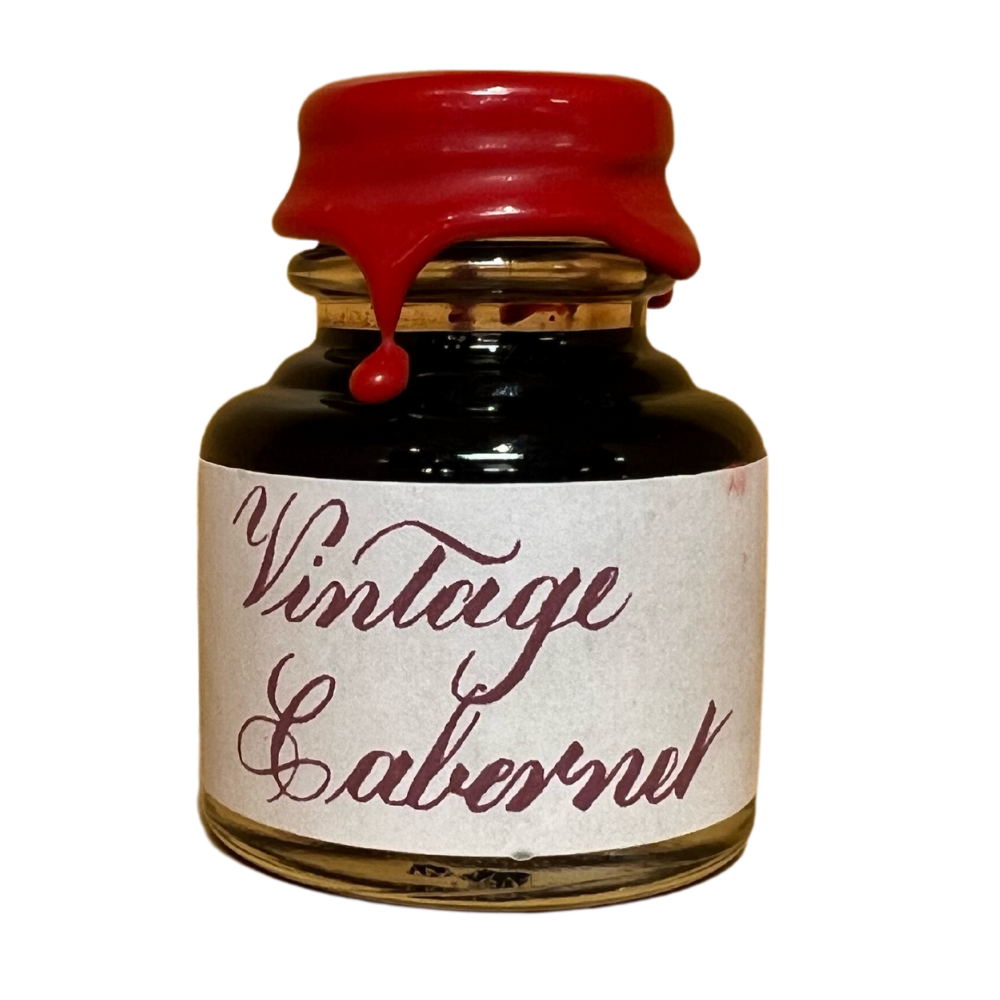 Custom ink from Papier Plume: Vintage Cabernet