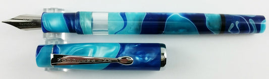 Noodler's Marbled Marianas Acrylic Konrad Fountain Pen