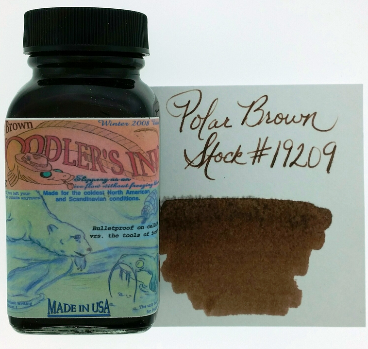 Noodler's Eternal Polar Brown Bottled Ink