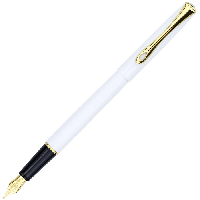 Diplomat Traveller Fountain Pen-Snow White