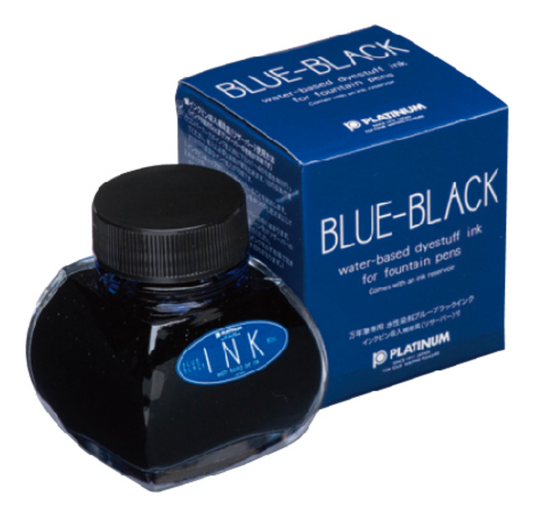 Platinum Dyestuff Blue Black Fountain Pen Bottled Ink-60mL