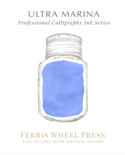 Ferris Wheel Press "Ultra Marina" 28ml Calligraphy Ink