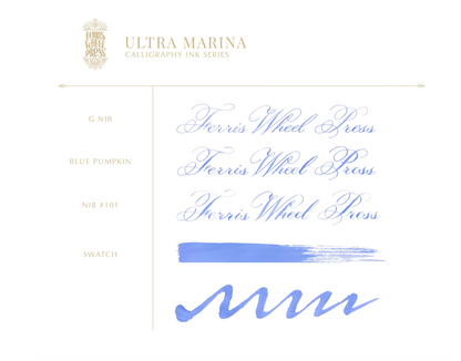 Ferris Wheel Press "Ultra Marina" 28ml Calligraphy Ink