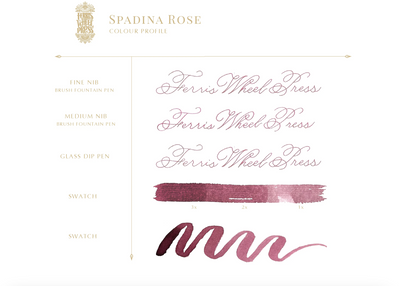 Ferris Wheel Press "Spadina Rose" 38ml Bottled Ink