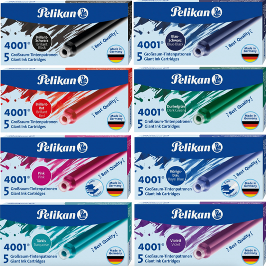 Pelikan 4001 GTP/5 Giant Ink Cartridges-5 pack