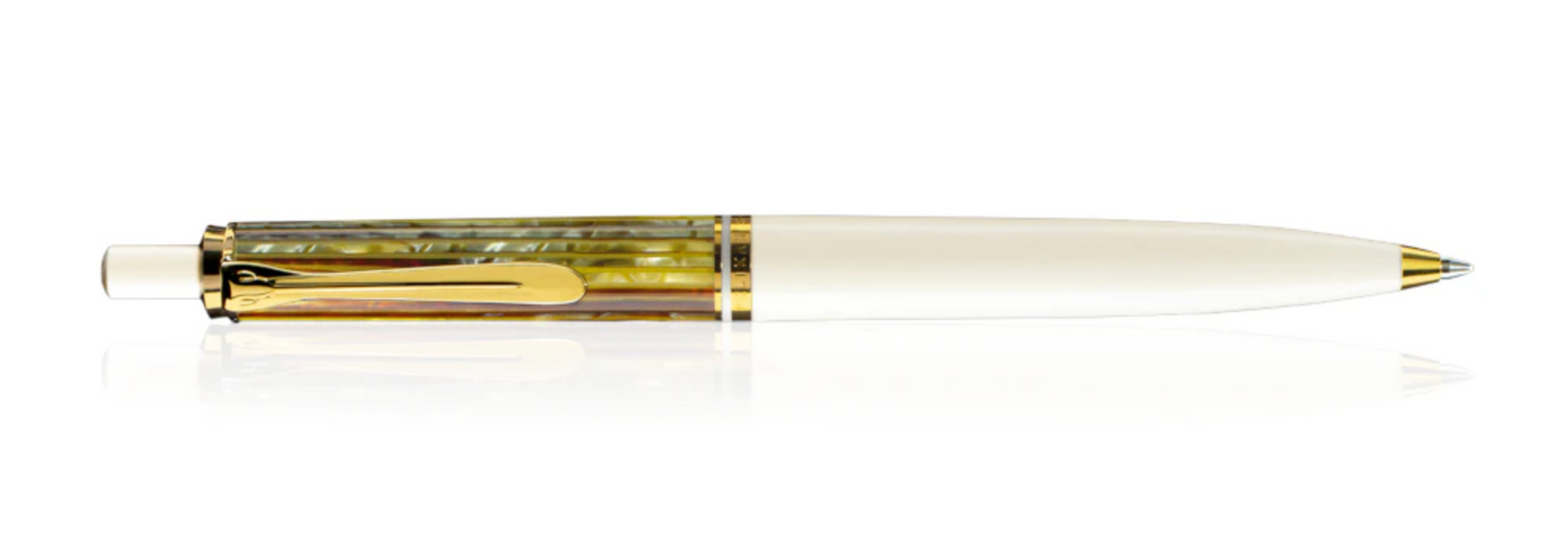 Pelikan Souveran K400 Tortoiseshell-White Ballpoint Pen