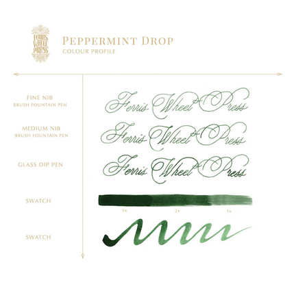 Ferris Wheel Press "Peppermint Drop" 38mL Bottled Ink