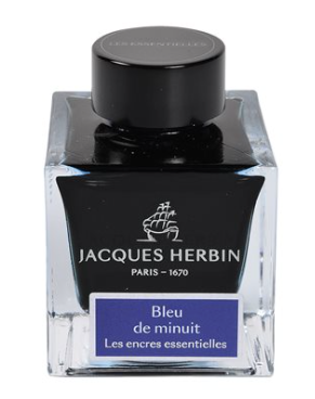 Jacques Herbin - Bleu De Minuit 50ml Ink Bottle