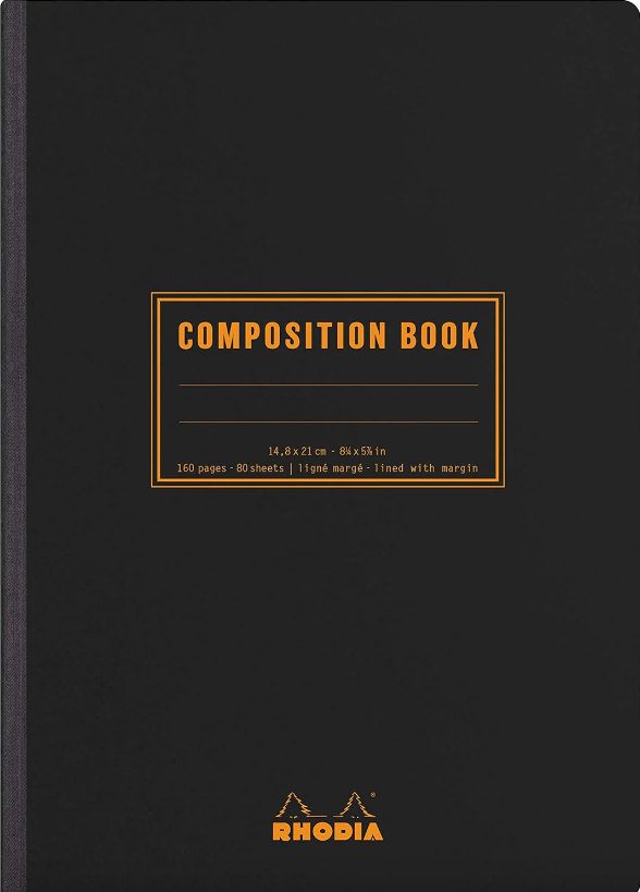 Rhodia - Classic Black Composition Book