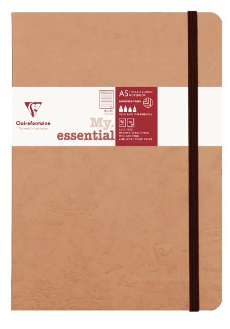 Clairefontaine Age-Bag My Essential A5 Lined  Notebook