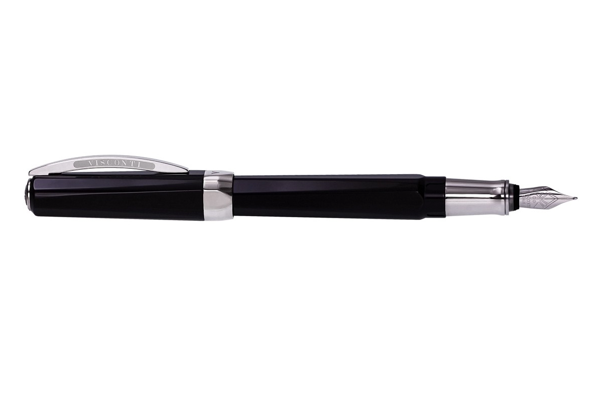 Visconti Opera Vertigo Total Black Fountain Pen