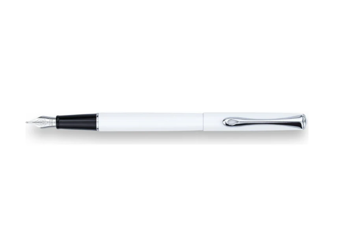 Diplomat Traveller Fountain Pen-Snow White