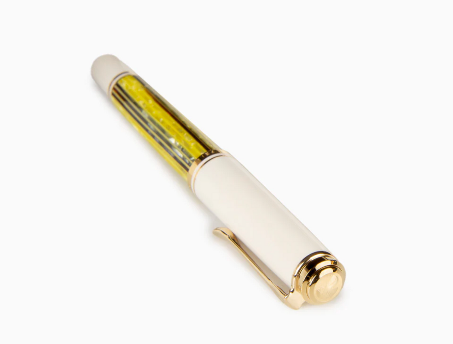 Pelikan Souveran R400 Tortoiseshell-White Rollerball Pen