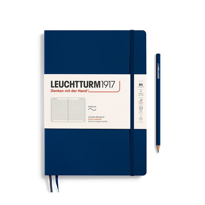 Leuchtturm1917 B5 Composition Softcover Notebook-Ruled