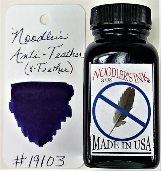 Noodler's Anti Feather Blue (X-Feather) Bottled Ink