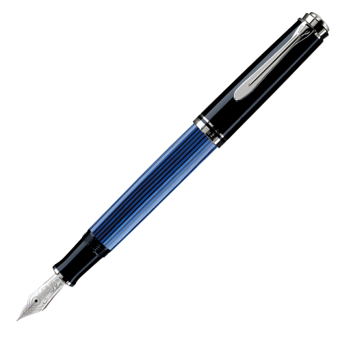 Pelikan Souveran M405 Black/Blue Fountain Pen