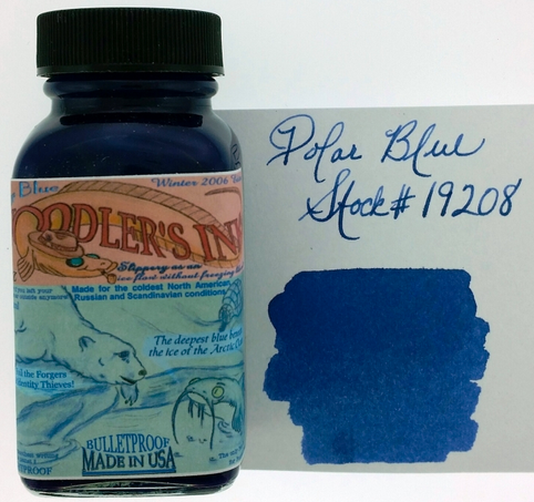 Noodler's Eternal Polar Blue Bottled Ink